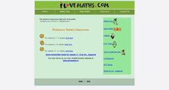 Desktop Screenshot of ilovemaths.com